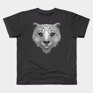 Snow Leopard Kids T-Shirt